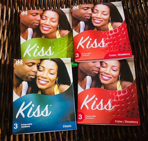 Préservatifs Kiss Fraise & Classique