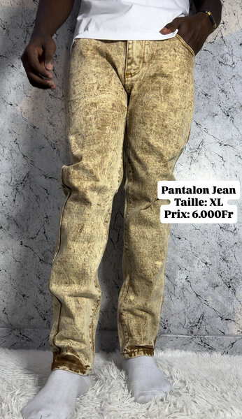 Jeans homme délavé XL