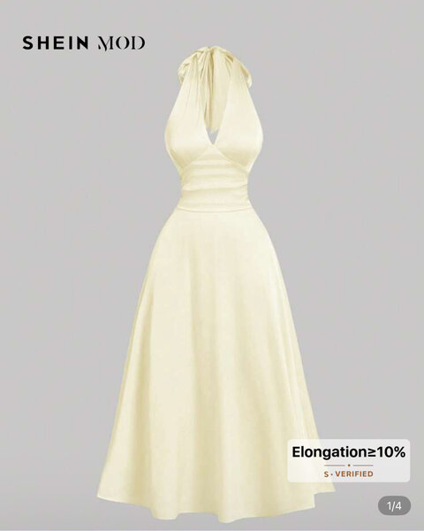 Robe Élégante Dos Nu