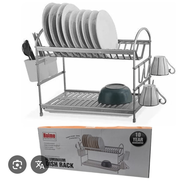 Égouttoir à Vaisselle en Aluminium