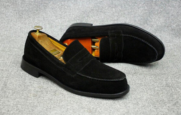 Chaussures habillées en cuir marron