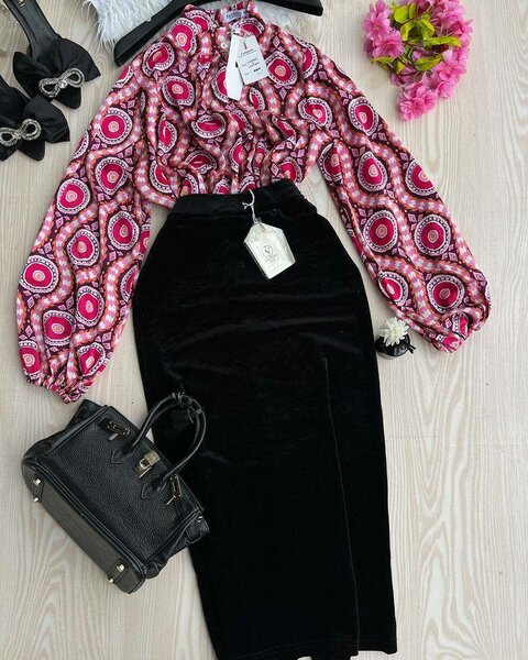 Chemise à imprimé élégant pour femme