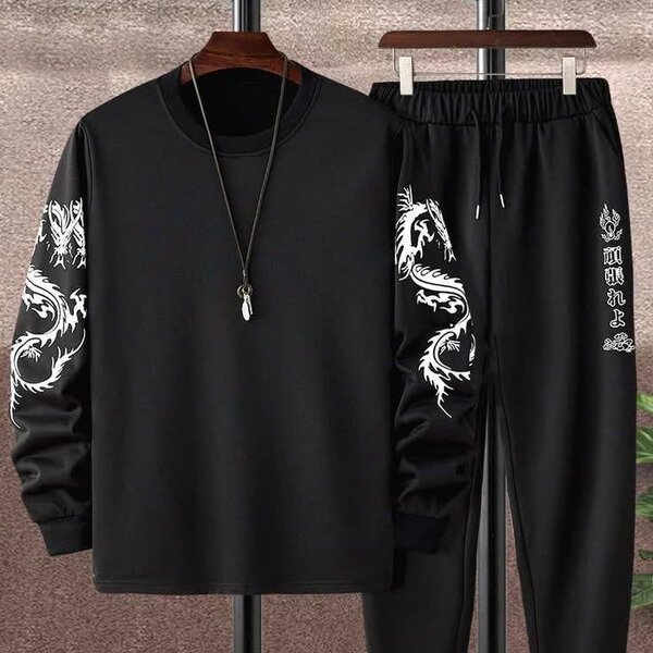 Survêtement Noir Dragon Homme