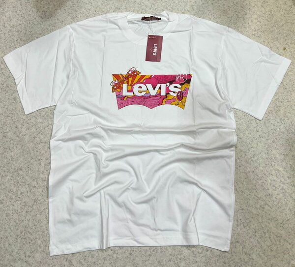 T-shirt beige imprimée