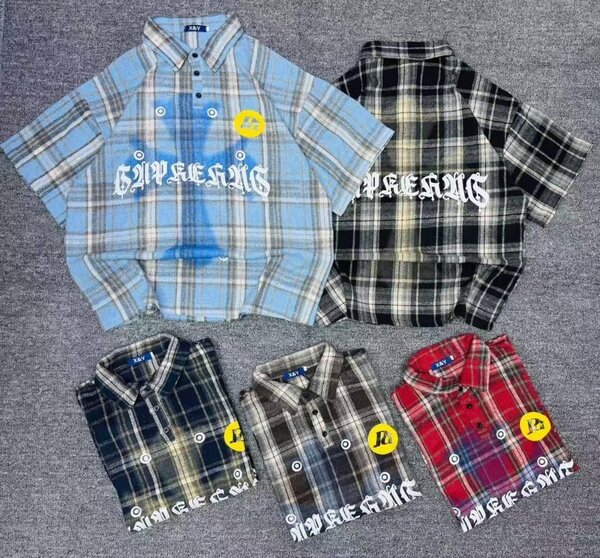 Chemises à carreaux décontractées