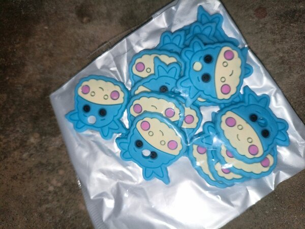 Perle en gomme forme de vache