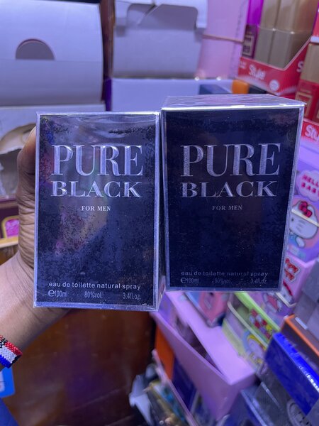 Pure black perfume