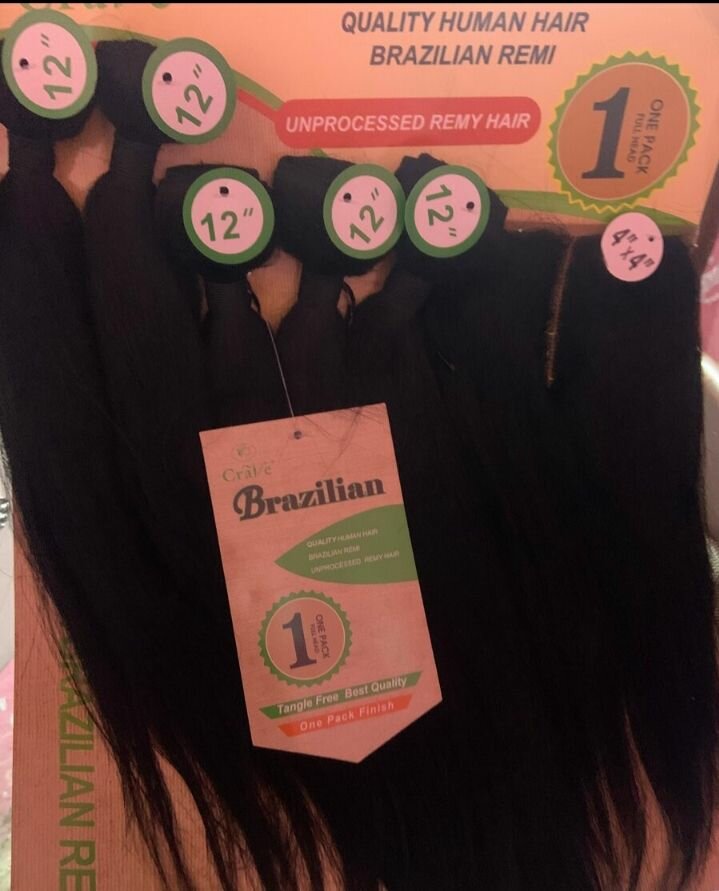 Extension cheveux lisses brésiliens