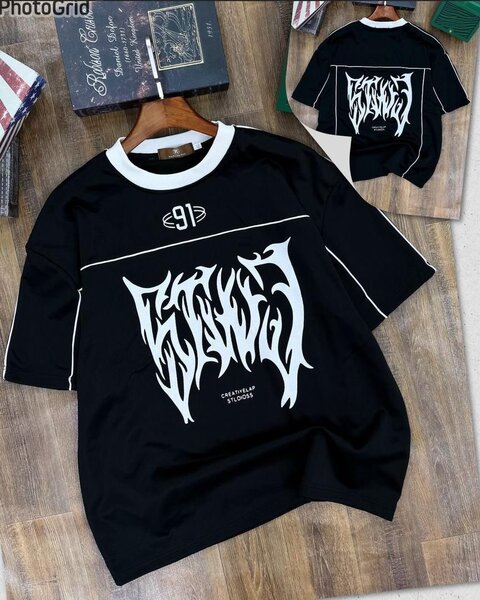 T-shirt streetwear noire