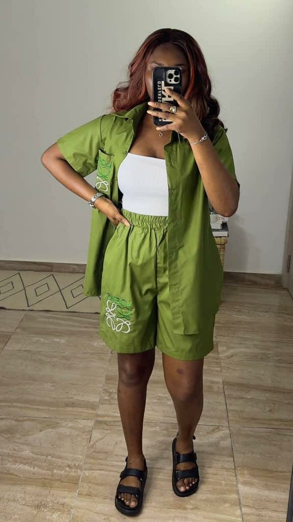 Ensemble short femme chic