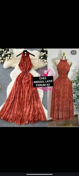 Robe Longue Vintage Évasée