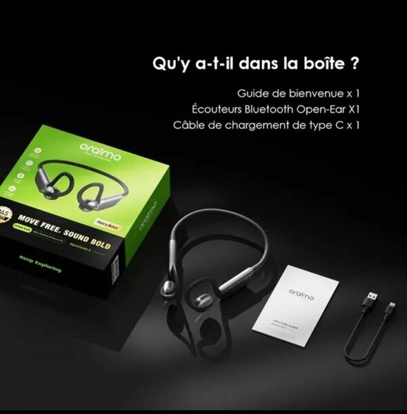 Écouteurs Bluetooth Open-Ear