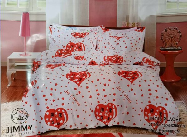 Ensemble draps 3 places