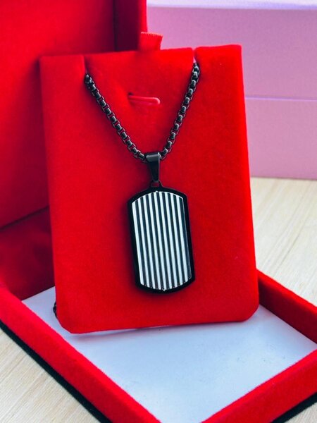 Collier pendentif Dog Tag en acier