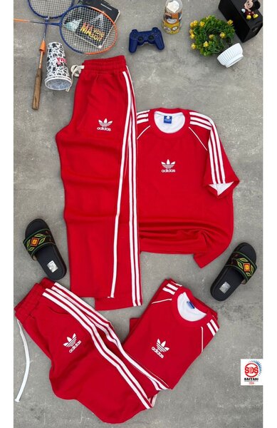 Ensemble survêtement rouge Adidas