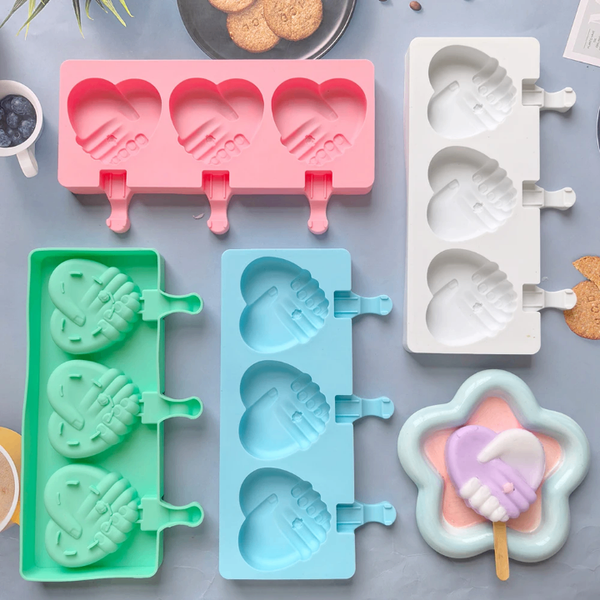 Moule à glace en silicone cœur