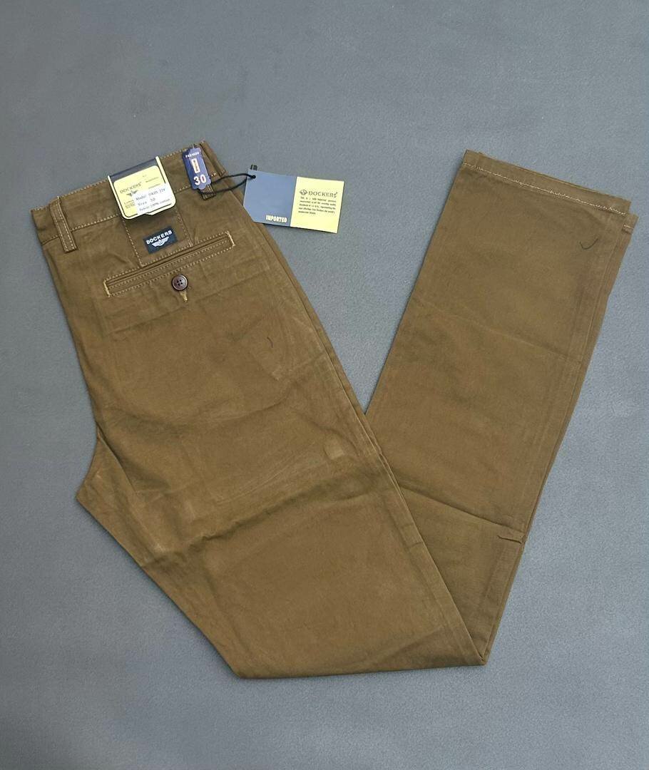 Chinos slim en coton pour homme