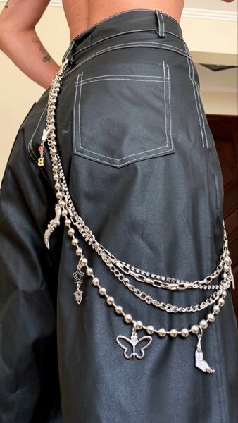 Chaîne de pantalon style gothique