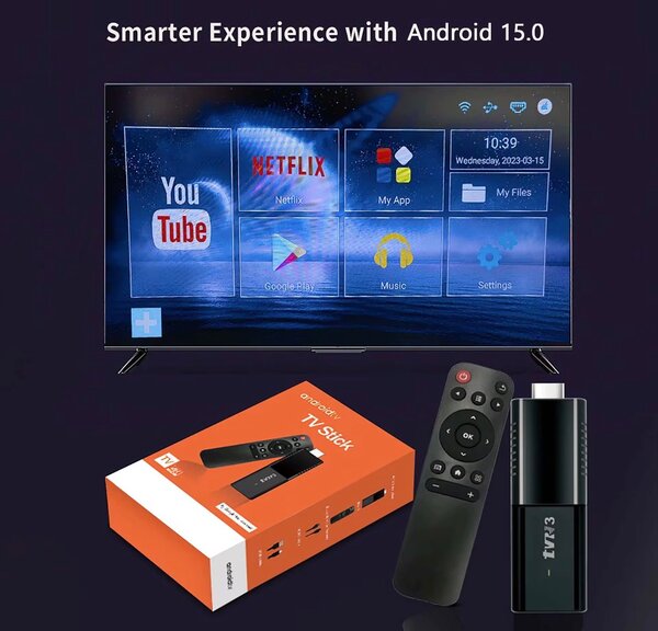 Clé TV Android 15.0