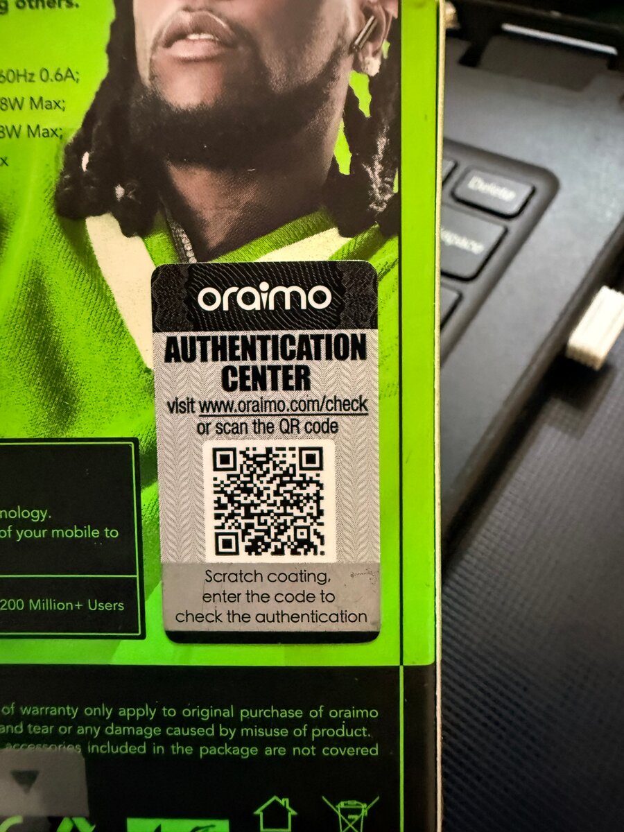 Chargeur Rapide Oraimo 18W