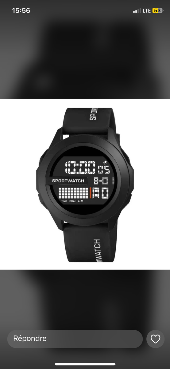 Montre Sport Connectée Unisexe
