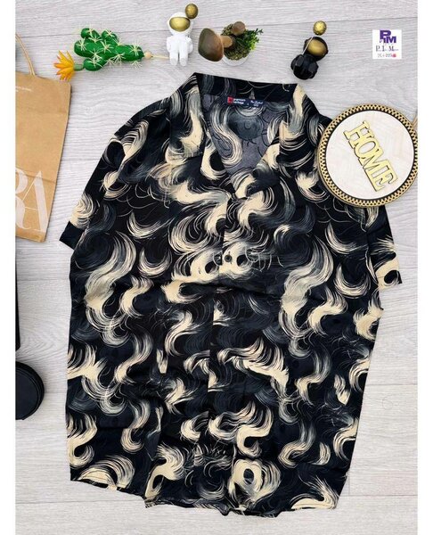 Chemise Homme Motif Abstrait