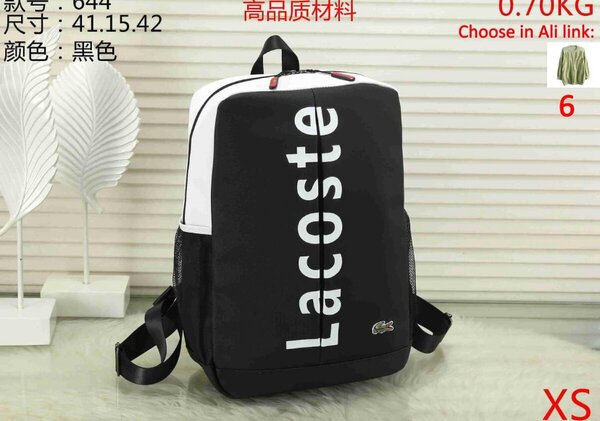 Sac à dos Lacoste noir pour homme