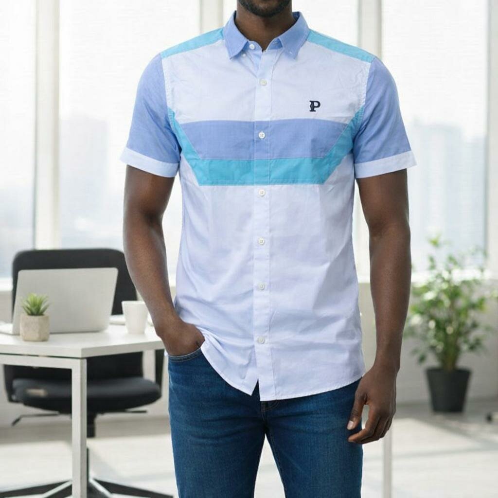 Chemise rayée homme élégante