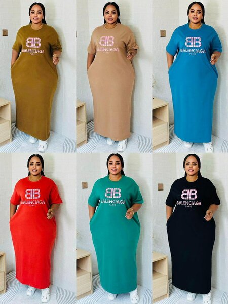 Robe longue décontractée