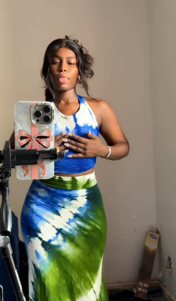 Robe longue tie-dye bohème