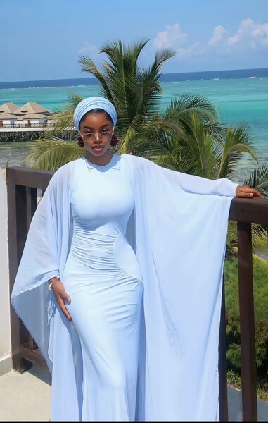 Robe longue musulmane élégante