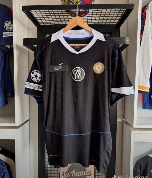 Maillot de football noir unisexe