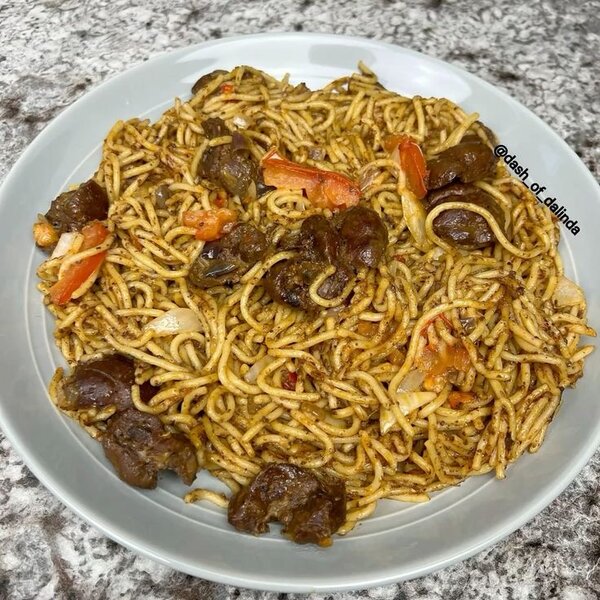 Spaghettis rognons délicieux