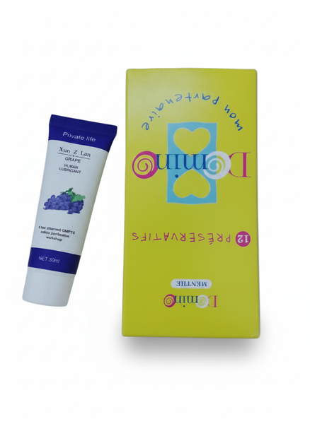 Préservatifs Domino avec Lubrifiant