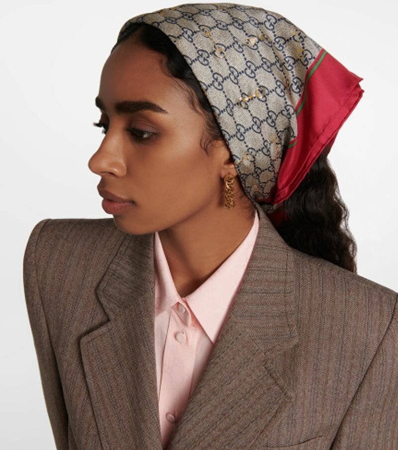 Foulard en soie tendance