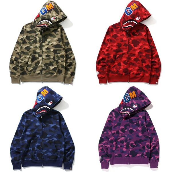A Bathing Ape camouflage hoodie pour homme
