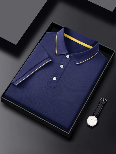 Chemise polo imprimée homme