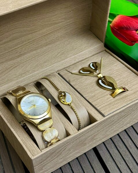 Ensemble Montre et Bijoux Femme