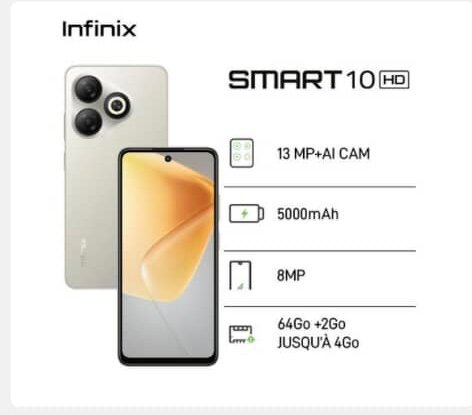 Infinix Smart 10 HD Smartphone