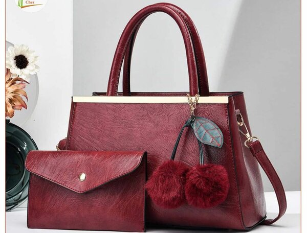 Sac à main rouge élégant