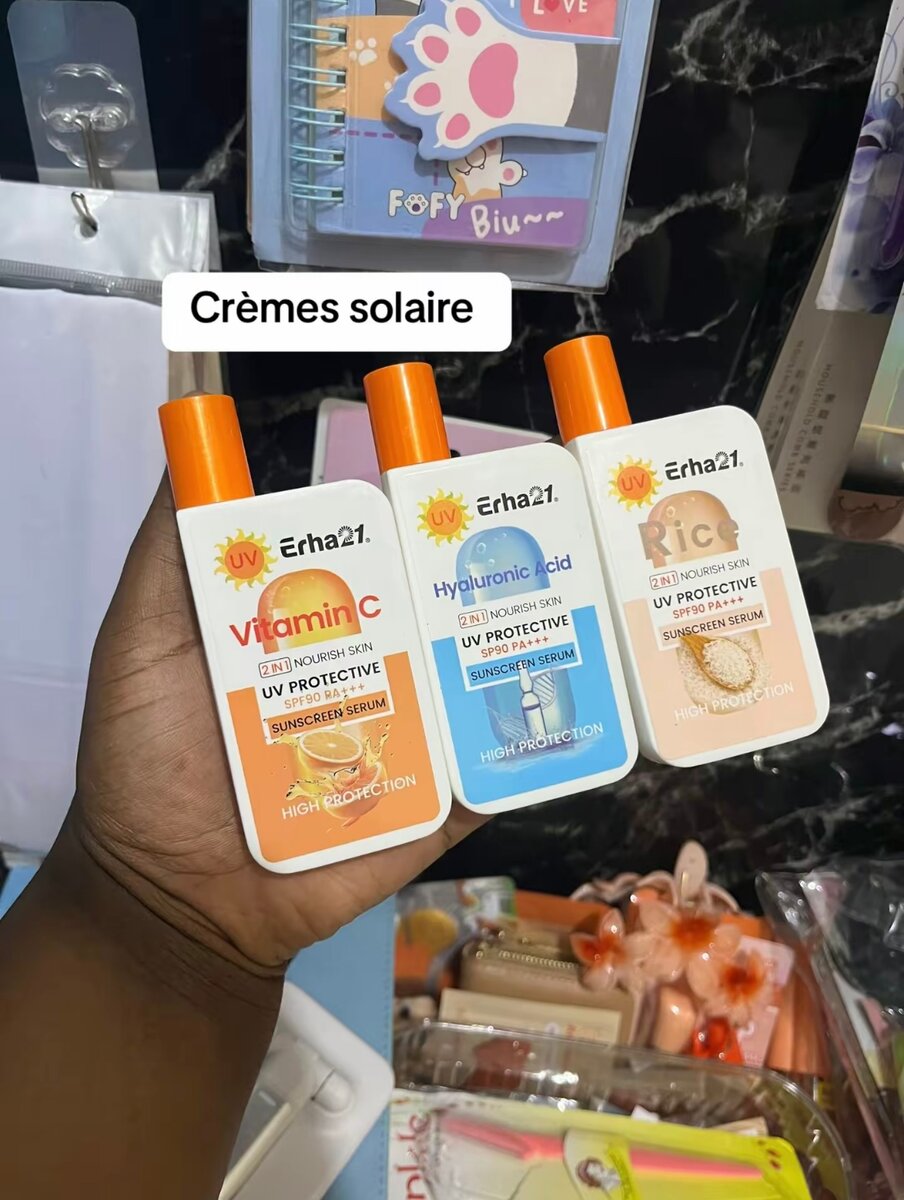 Crème solaire haute protection