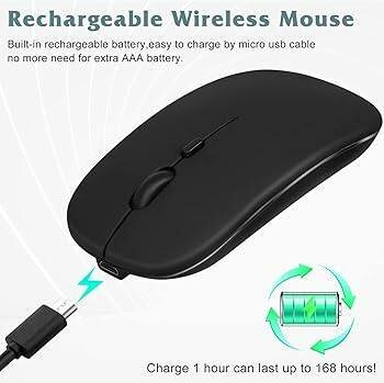 Souris sans Fil Réchargeable USB