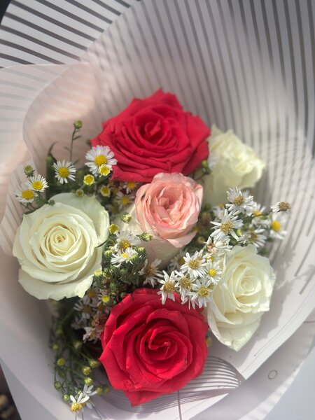 Bouquet de roses élégantes