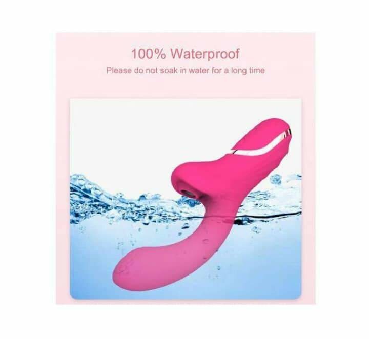 Vibromasseur Étanche Avec Stimulation