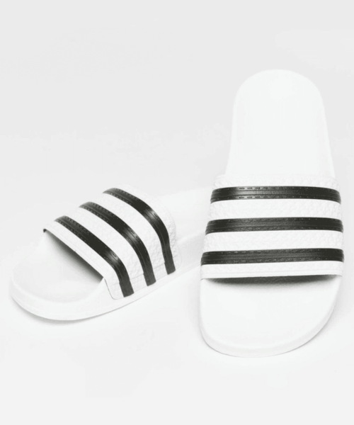 Claquettes confort rayées