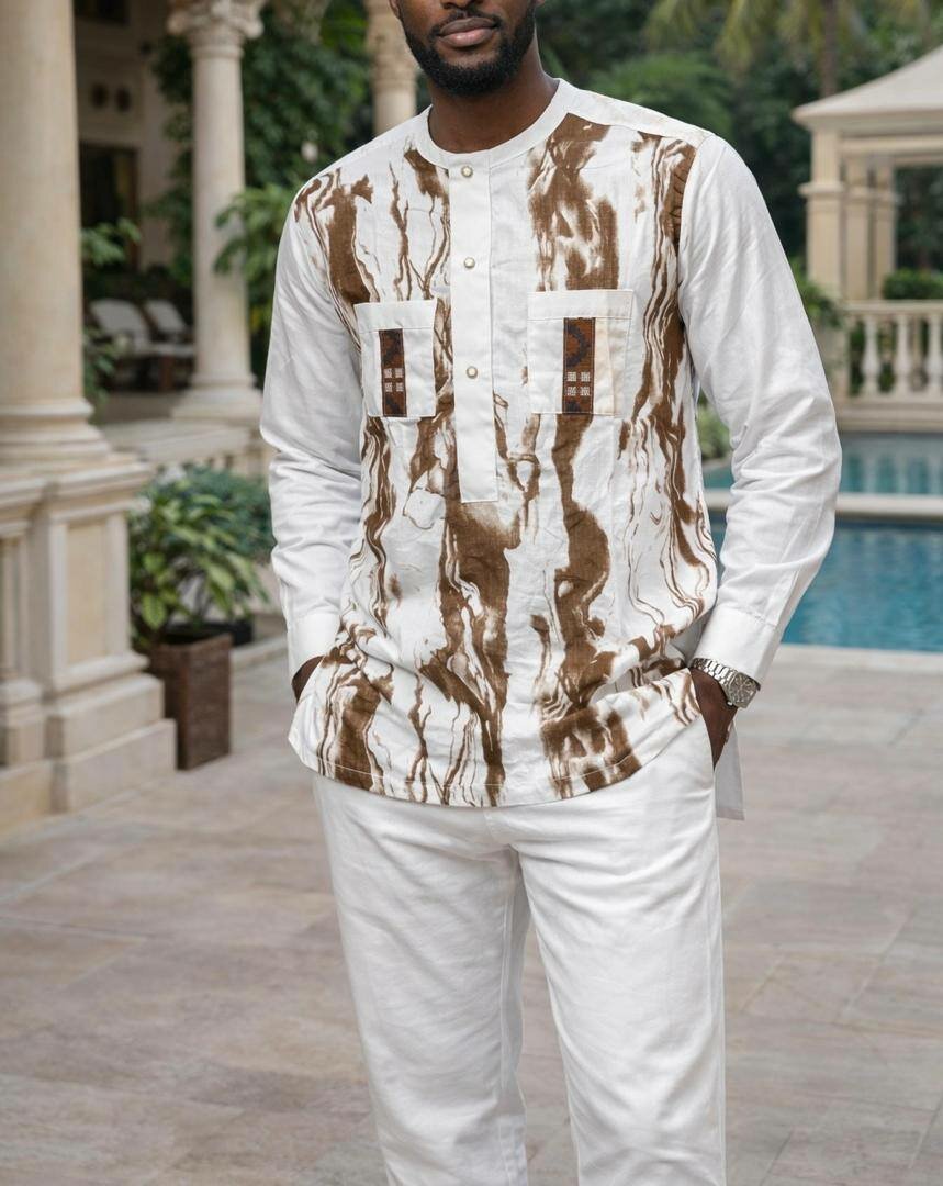 Tunique homme moderne élégante