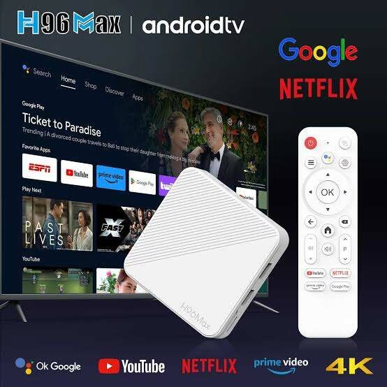 Boîtier TV Android H96 Max
