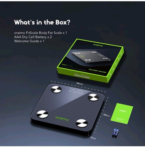 Balance corporelle intelligente Oraimo