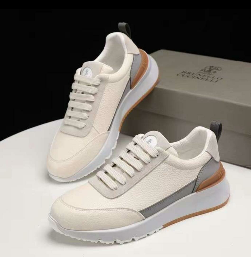 Sneakers en cuir élégant