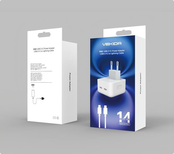 VEKIDA CHARGER 50W IPHONE